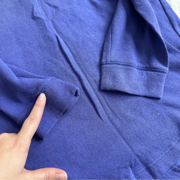 Victoria's Secret PINK | Purple & Black Varsity Crew Neck | Size Small - Picture 6 of 10